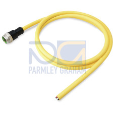 Supply cable, pre-assembled, 7/8 inch, 7/8 inch, 3-pole