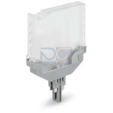 Empty component plug housing, 4-pole, transparent housing