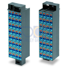 Matrix patchboard, 32-pole, Marking 1-32, blue/dark gray