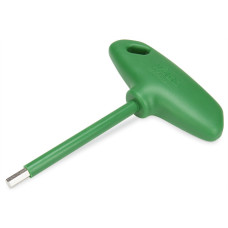 Allen wrench, with a partially insulated shaft