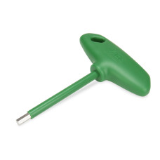 Allen wrench, with a partially insulated shaft