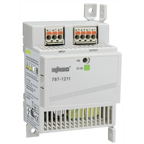 Switched-mode power supply, Compact, 1-phase, 12 VDC output voltage, 5 A output current, DC-OK LED