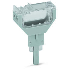 Empty Component Plug Housing, 10.4 mm Wide 2-Pole Gray