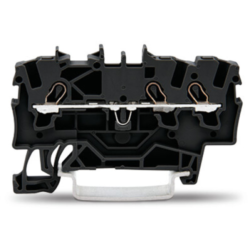 3-conductor through terminal block, 1.5 mm&sup2;, suitable for Ex e II applications, black