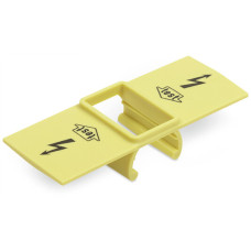 Protective warning marker, yellow