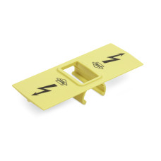 Protective warning marker, yellow