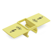 Protective warning marker, yellow