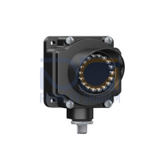 EZ-LIGHT Traffic Series: 1-Indicator Daylight Visible, Voltage: 15-30 V dc, Housing: Polycarbonate, IP67, Input: PNP/NPN Selectable, Color: Yellow, 4-pin M12 Integral QD