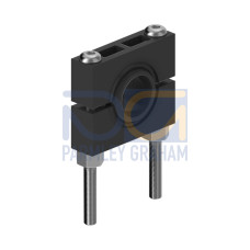 Bracket: Mounts by its base, Material: Black VALOX, Flexible and Convienient, Hardware included