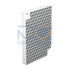 Retroreflective Target: Rectangular 60 x 40, Reflectivity Factor: 1.4, Anti-fogging coating White Plastic - two screw holes for mounting