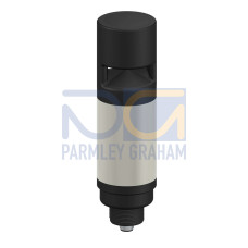 Column Light: 3-Color Sealed Omnidirectional Continuous Audible Indicator w/Intensity Adjust, Voltage: 18-30 V dc, Environ. Rating: IP67, Input: PNP, Colors: Green Red Yellow, 5-pin M12 Integral QD