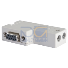 SUB-D9 Connector 90&deg; with switchable termination resistor