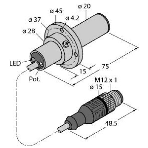 Flow Monitoring, Immersion Sensor with Integrated Processor