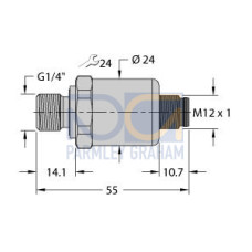 Pressure Transmitter, With Current Output (2-Wire)