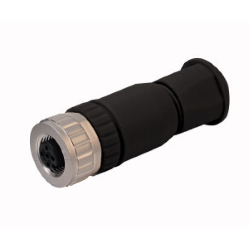 Field-Wireable Connector, Female Connector M12&nbsp;&times;&nbsp;1, Straight