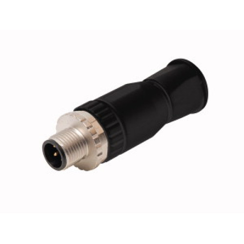 Field-Wireable Connector, Male Connector M12&nbsp;&times;&nbsp;1, Straight