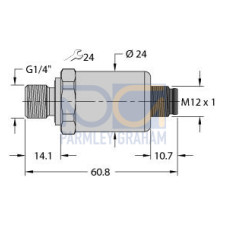Pressure Transmitter, With Current Output (2-Wire)