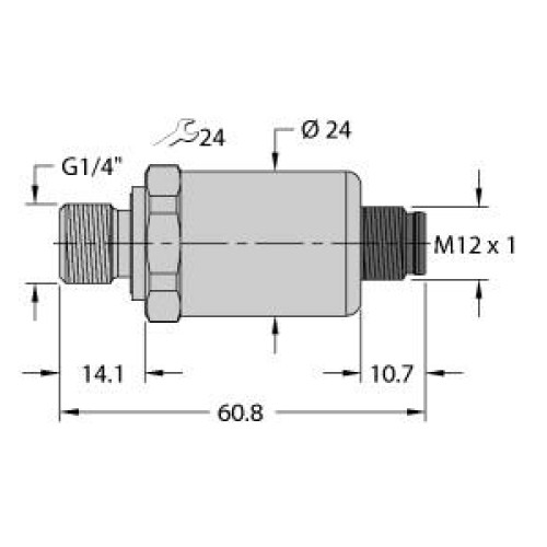 Pressure Transmitter, With Voltage Output (3-Wire)