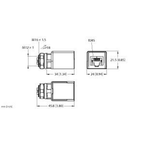 Accessories for Fieldbus Systems, Industrial Ethernet, Adapter and Wall ...