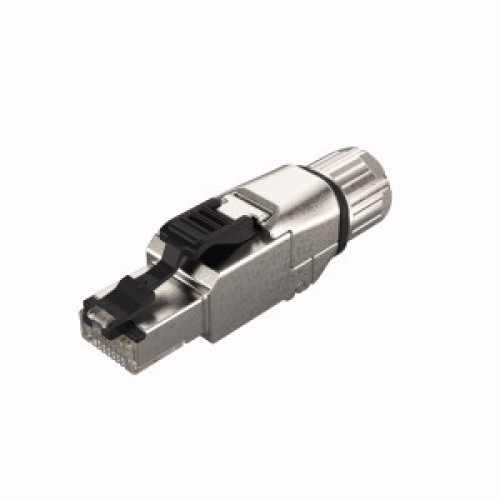 Field-Wireable Connector, RJ45 Male Connector, Straight