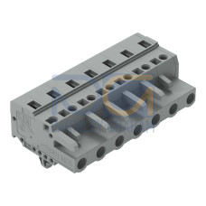 1-conductor female connector, CAGE CLAMP&reg;, 2.5 mm&sup2;, gray