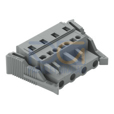 1-conductor female connector, CAGE CLAMP&reg;, 2.5 mm&sup2;, gray
