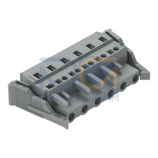 1-conductor female connector, CAGE CLAMP&reg;, 2.5 mm&sup2;, gray