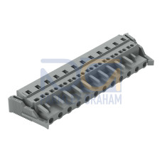 1-conductor female connector, CAGE CLAMP&reg;, 2.5 mm&sup2;, gray