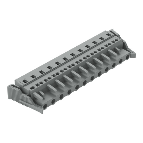 1-conductor female connector, CAGE CLAMP&reg;, 2.5 mm&sup2;, gray