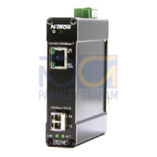 1002MC Gigabit Industrial Media Converter, LC 80km