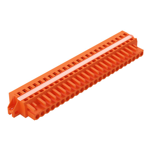 1-conductor female connector, CAGE CLAMP&reg;, 2.5 mm&sup2;, orange