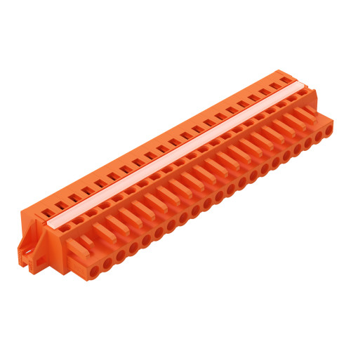 1-conductor female connector, CAGE CLAMP&reg;, 2.5 mm&sup2;, orange