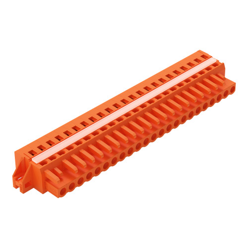 1-conductor female connector, CAGE CLAMP&reg;, 2.5 mm&sup2;, orange