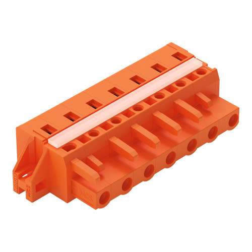 1-conductor female connector, CAGE CLAMP&reg;, 2.5 mm&sup2;, orange