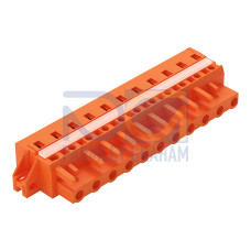 1-conductor female connector, CAGE CLAMP&reg;, 2.5 mm&sup2;, orange