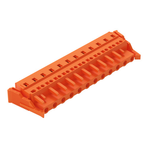 1-conductor female connector, CAGE CLAMP&reg;, 2.5 mm&sup2;, orange