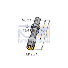 Inductive Sensor, Operating voltage Nom. 8.2 VDC, Rated switching distance