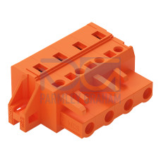 1-conductor female connector, CAGE CLAMP&reg;, 2.5 mm&sup2;, orange