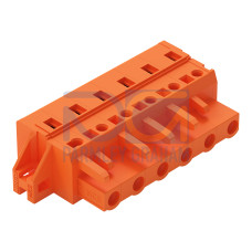 1-conductor female connector, CAGE CLAMP&reg;, 2.5 mm&sup2;, orange