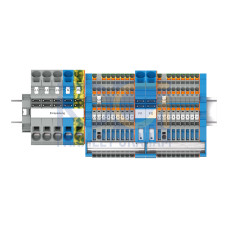 TOPJOB&reg; S FI main distribution board set, with operating slots and push-button