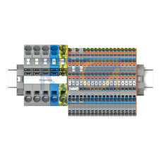 TOPJOB&reg; S FI/LS main distribution board set, with operating slots and push-button