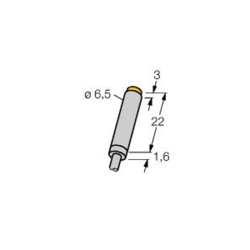 Inductive Sensor, Operating voltage Nom. 8.2 VDC, Rated switching distance