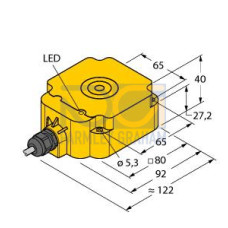 Inductive Sensor, With Switching Distance, Operating voltage Nom. 8.2 VDC