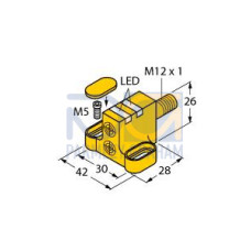 Inductive Sensor, For Rotary Actuators