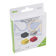 MICRO PUSH WIRE&reg; connector for junction boxes, for solid conductors, max. 0.8 mm &Oslash;, dark gray