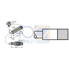 Magnetic Field Sensor, For Pneumatic Cylinders, Operating voltage Nom. 8.2