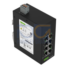 Industrial-ECO-Switch, 8 Ports 1000Base-T, black