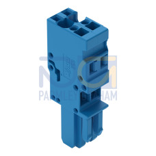 1-conductor female connector, CAGE CLAMP&reg;, 4 mm&sup2;, blue