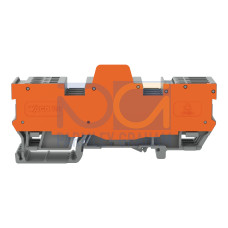 1-conductor/1-pin terminal block for pluggable modules, 8-pole, with 2 jumper positions, gray