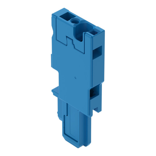 Start module for 1-conductor female connector, CAGE CLAMP&reg;, 4 mm&sup2;, blue